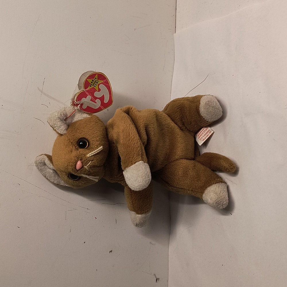 TY Beanie Baby - NIP the Gold Cat - 1994 - With Tag